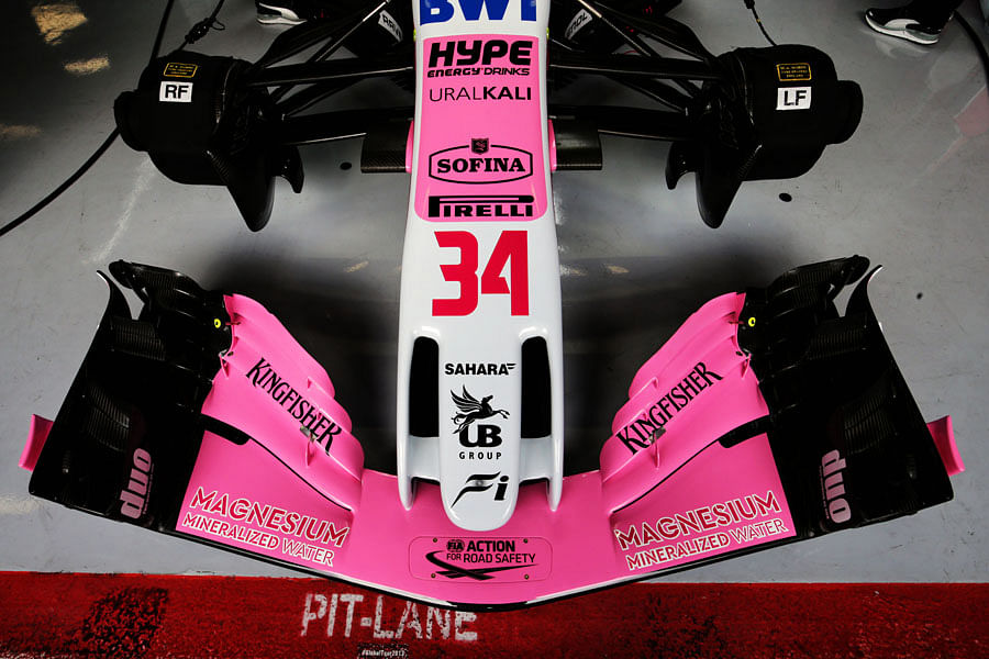 Front wing. Picture credit: Force India/ Racing Point F1