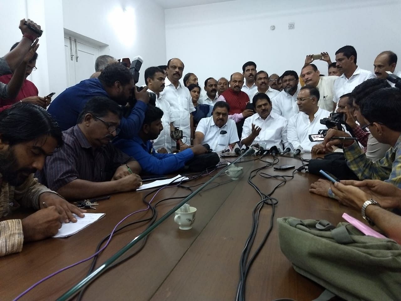 Speaking to media persons in Mangaluru on Sunday, Venugopal said there are no factions in the Congress. (DH Photo)