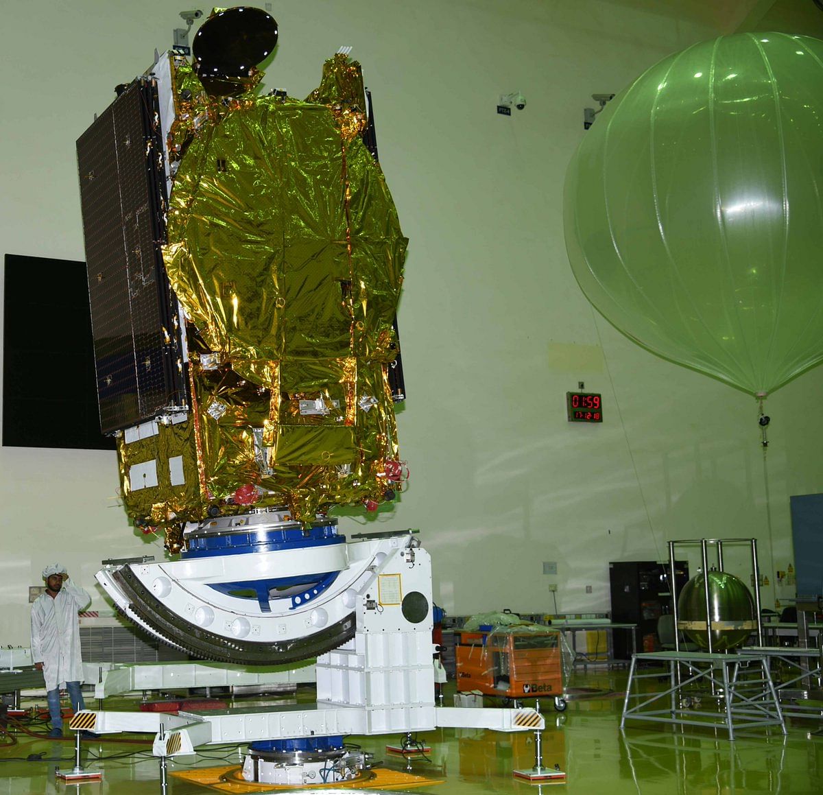 GSAT-31. Photo: Twitter/NASA