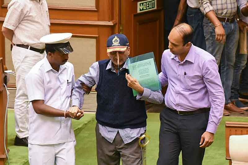 Parrikar heads a coalition government, which is supported by the Goa Forward Party (GFP), the Maharashravadi Gomantak Party (MGP), and three Independent MLAs. (PTI Photo)