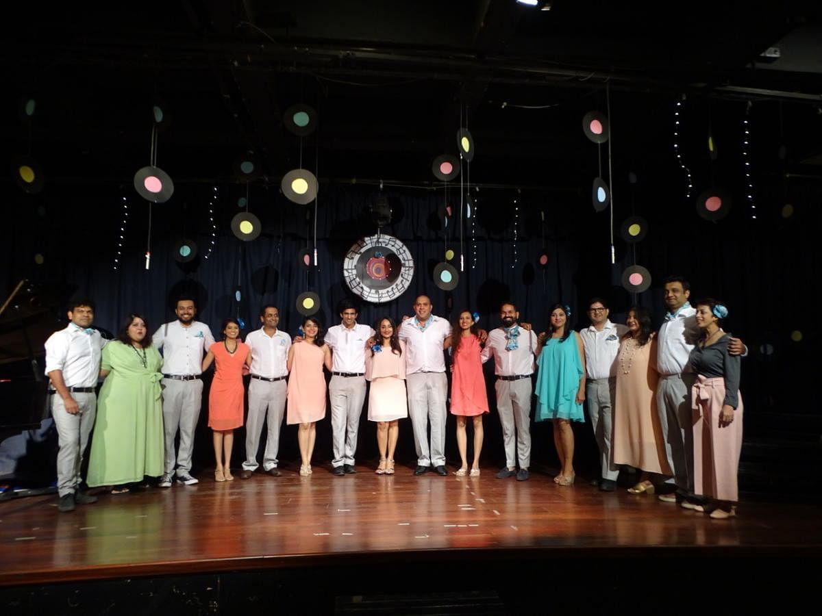 ‘Poco A Poco’, an ensemble of people from different professions, performed on Sunday at Alliance Francaise.