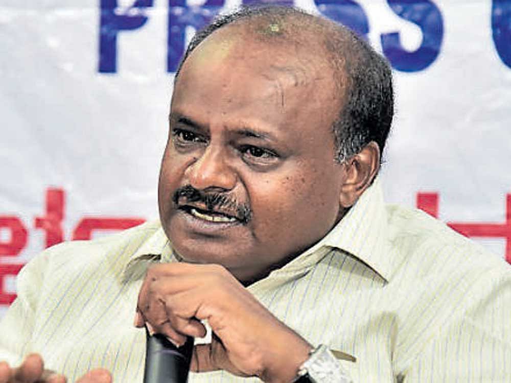 Chief Minister H D Kumaraswamy