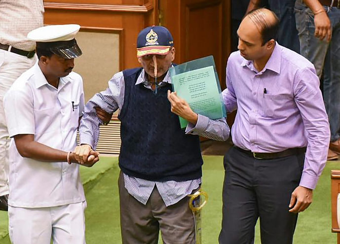 But now that the mainstream media has began identifying Parrikar's illness as an advanced stage of pancreatic cancer, some of his close colleagues have shown their increasing impatience— a tendency to speak out of turn and some of them have even sniped at the ailing politician. PTI file photo.