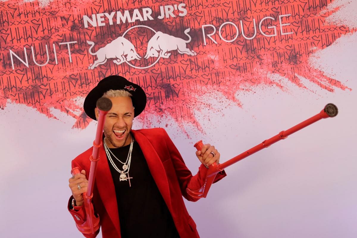 Despite being confined to crutches, Neymar didn't shy away from throwing a grand birthday bash in Paris that a galaxy of celebrities in attendance. AFP