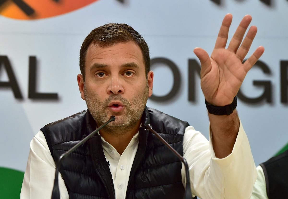 Expressing support for Andhra Pradesh Chief Minister Chandrababu Naidu's daylong fast, Congress chief Rahul Gandhi on Monday alleged that Prime Minister Narendra Modi had stolen from the people of the state and given the money to industrialist Anil Ambani