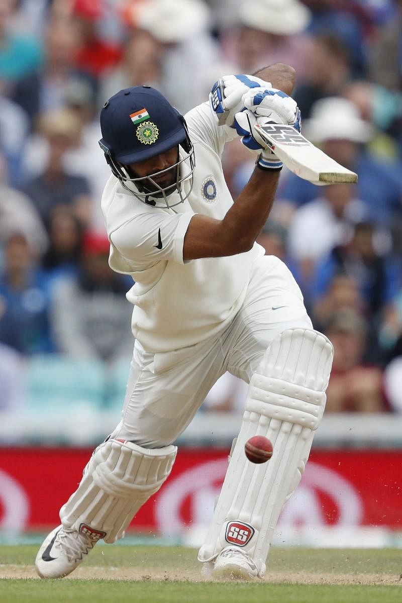 Hanuma Vihari scored a battling 114 to help Rest of India post a challenging first innings total against Vidarbha on the opening day of their Irani Cup on Tuesday. AFP FILE PHOTO
