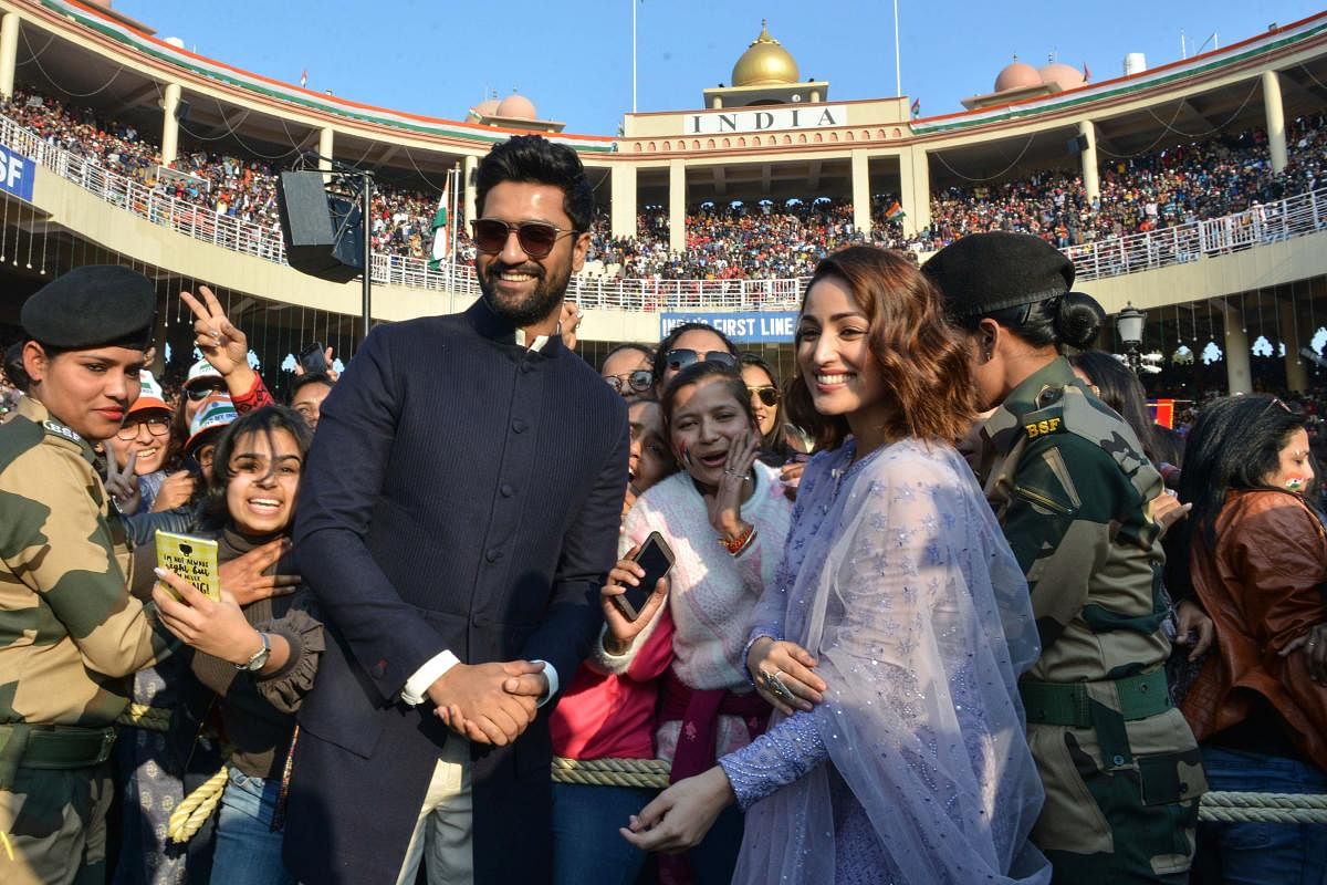 Indian actor Vicky Kaushal and bollywood actress Yami Gautam. (AFP File Photo)