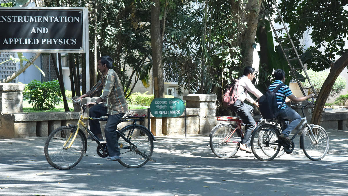 For DH Story of Cycles in IISc, in Bengaluru on Wednesday 06th February 2019. Photo by Janardhan B K