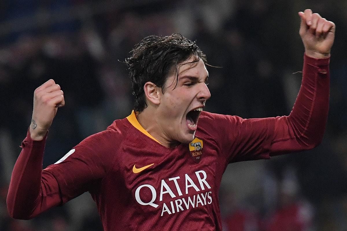 Teenager Nicolo Zaniolo, who has had a breakthrough season with Roma, will have another chance to showcase his skills when the Italian host Porto on Tuesday. AFP