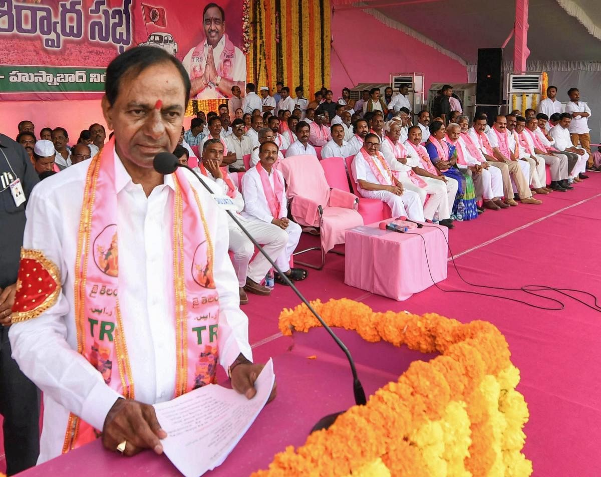 As Telangana Chief Minister K Chandrasekhar Rao prepares to expand his cabinet more than two months after taking over for a second term, the focus is now on who would be part of the ministry. PTI file photo