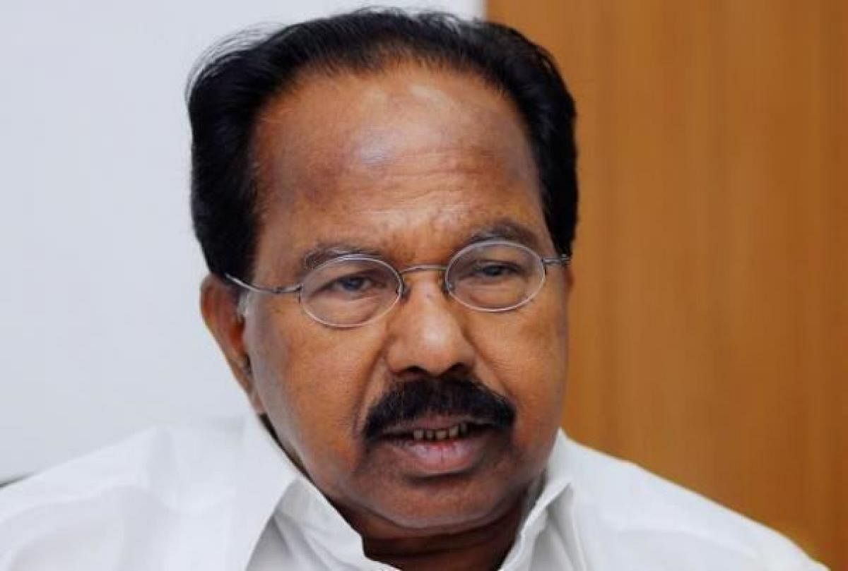 Former Union Minister M Veerappa Moily.