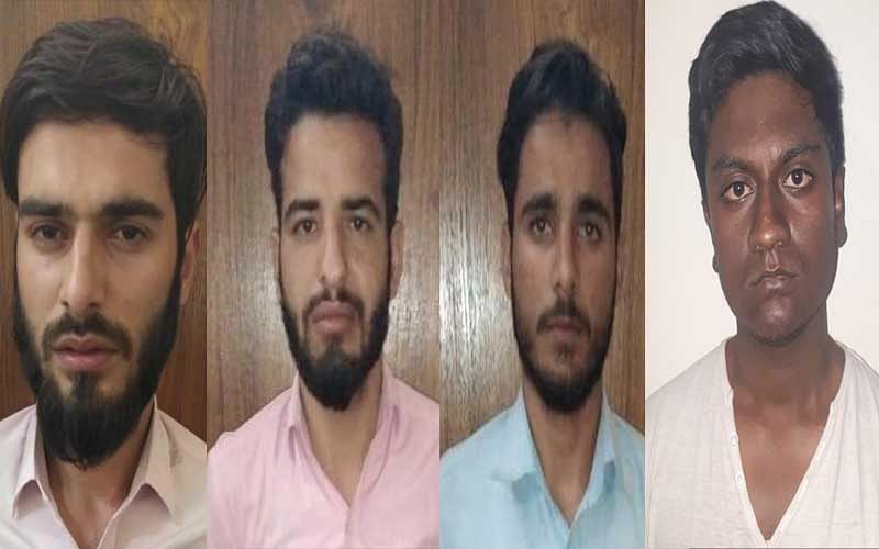 Haris Manzoor, Zakir Maqbool, Gowhar Mushtaq and Faiz Rasheed