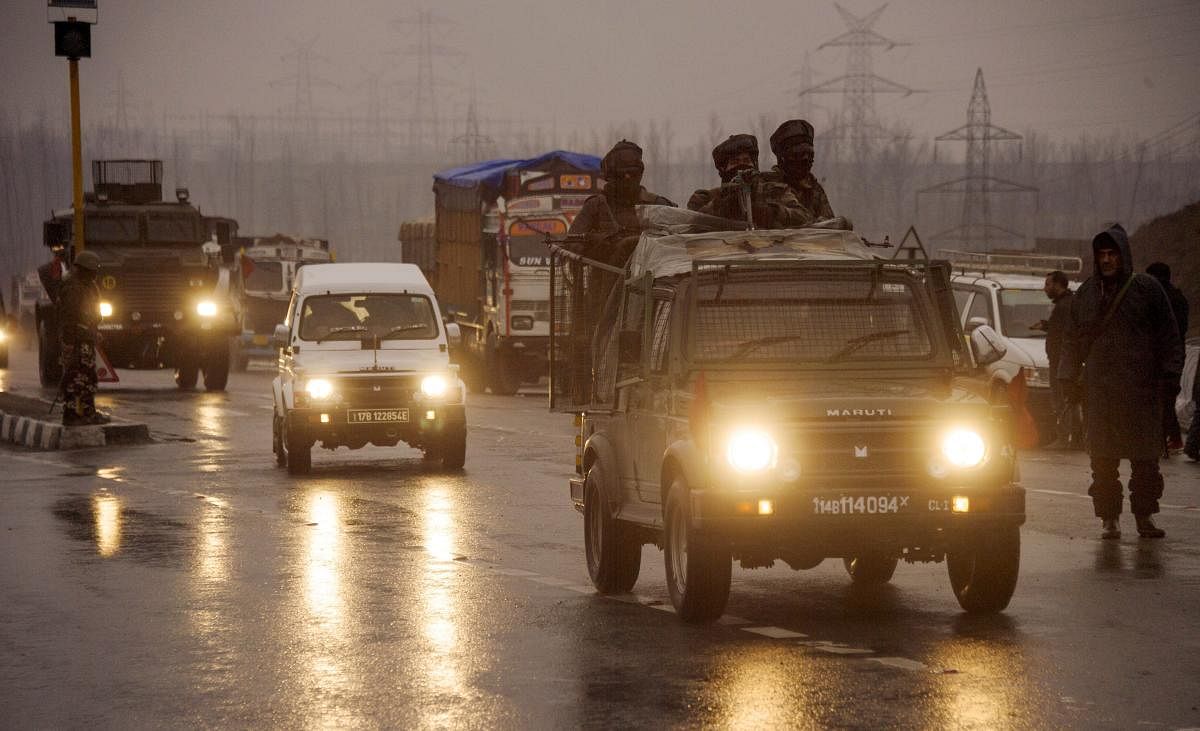 As the Ministry of Home Affairs (MHA) on Sunday declared that convoy movement of security forces by road will continue in Jammu and Kashmir, security officials in Srinagar have agreed to “fine-tune” the standard operating procedure (SOP) for the movement of forces’ vehicles. PTI file photo