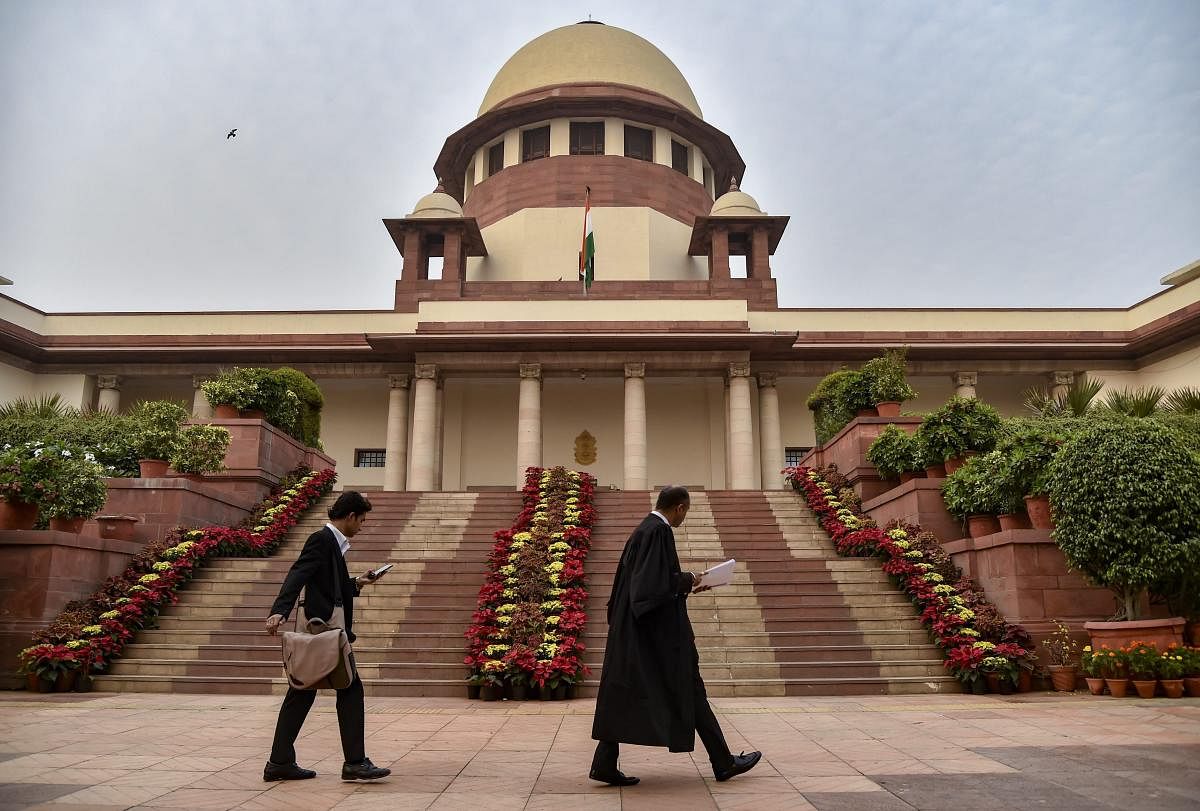 A view of Supreme Court of India in New Delhi. PTI