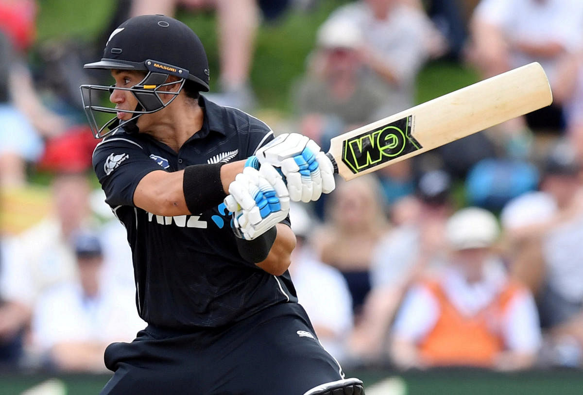 Ross Taylor on Wednesday became New Zealand's highest scorer in one-day internationals, taking his total to 8,026 career runs. REUTERS 