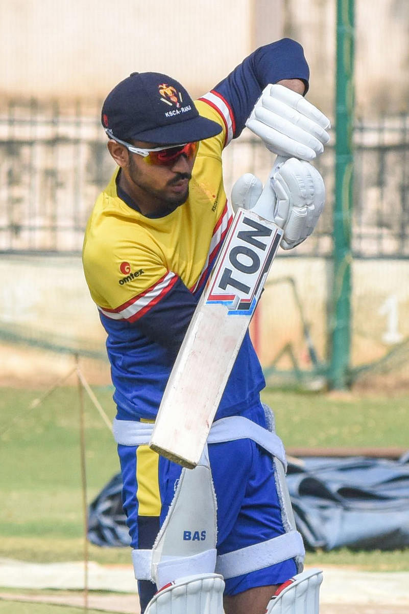 Skipper Manish Pandey struck 39-ball 74 to help Karnataka beat Assam in their Syed Mushtaq Ali Trophy T20 opener in Cuttack on Thursday. DH File Photo