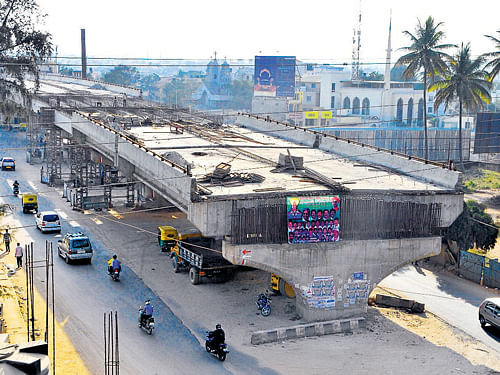 The Bangalore Development Authority (BDA) is soon to start the construction of an underpass below the Hebbal Flyover.  DH photo for representation