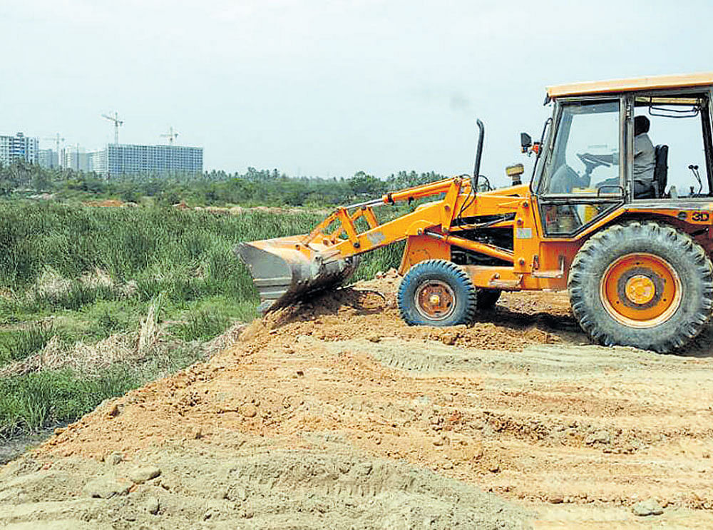 One of the officials from the survey department told that they had earlier carried out a survey of Varthur lake where around 24 acres were found to be encroached.