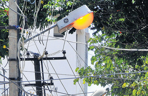 Mayor G Padmavathi told reporters after the meeting that the Palike has decided to replace all conventional street lights with LED bulbs but has not decided on the agency to do the job. File Photo
