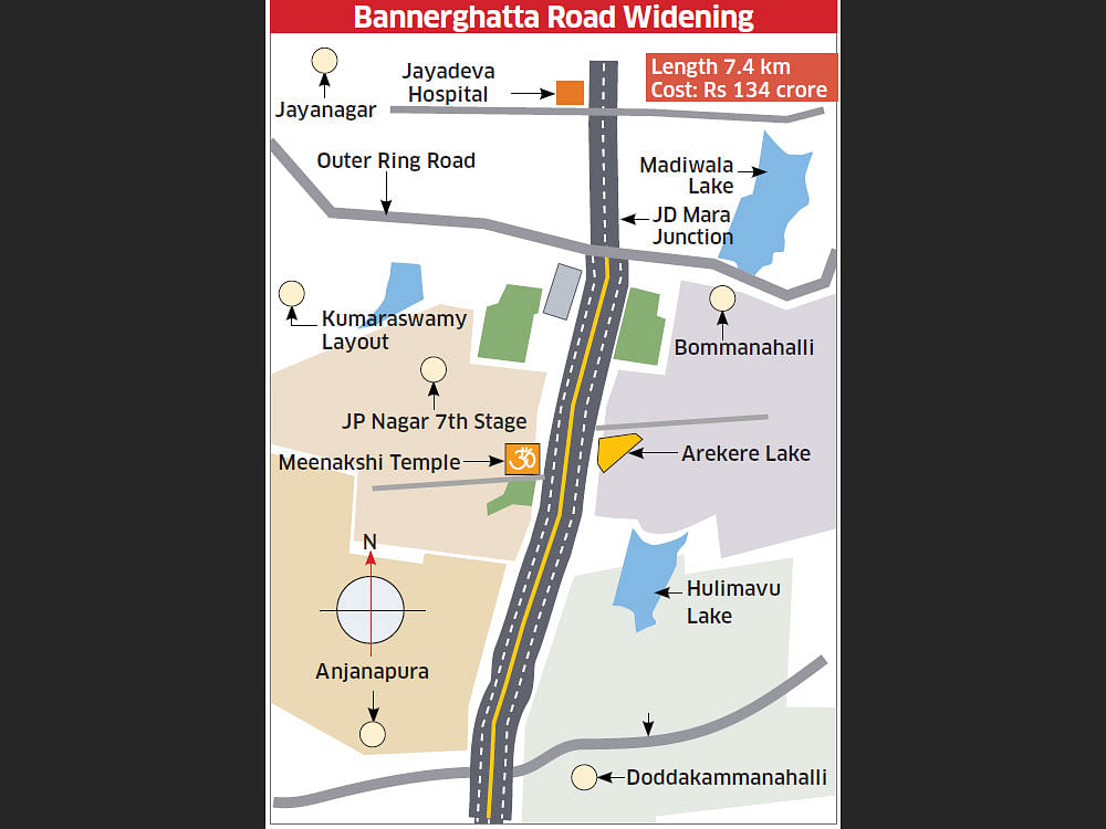 BBMP's plan: 155-foot-wide Bannerghatta Road in 18 months