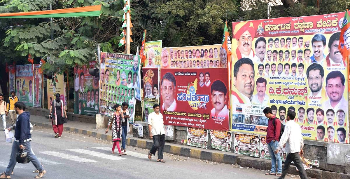 What have you done to remove illegal flex boards? HC asks govt, BBMP