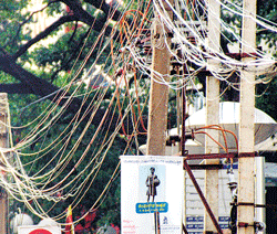 Bescom to insulate wires