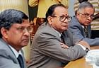 hearing: Karnataka Electricity Regulatory Commission (KERC) Chairman K P Pandey, KERC members V Hiremath and Srinivas Rao at the public hearing