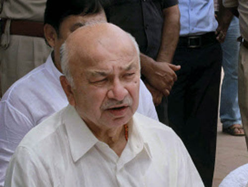 Telangana bill to be tabled in winter session, says Home Minister Sushilkumar Shinde. PTI File Image