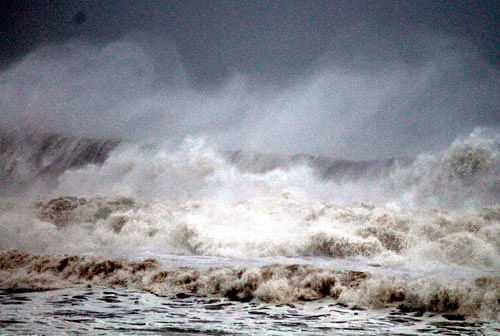 Andhra Pradesh is bracing for the cyclonic storm Helen which is set to hit the state's coast Friday. PTI File Photo.