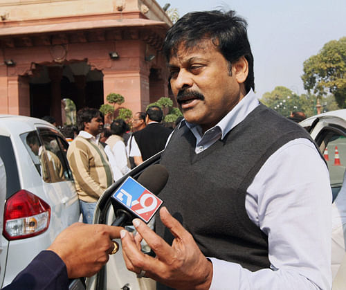 Union minister and Congress leader K Chiranjeevi on Thursday made it amply clear to his younger brother Pawan Kalyan that he would not tolerate anyone criticising the Congress. PTI File Photo