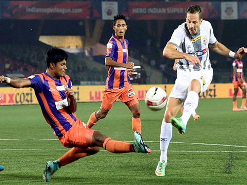 High on confidence after their back-to-back wins, a resurgent FC Pune City take on another in-form team Chennaiyin FC in a Hero Indian Super League. PTI File Photo For Representation