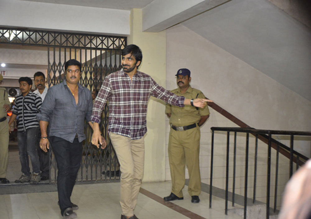 Ravi Teja at the SIT office on Friday
