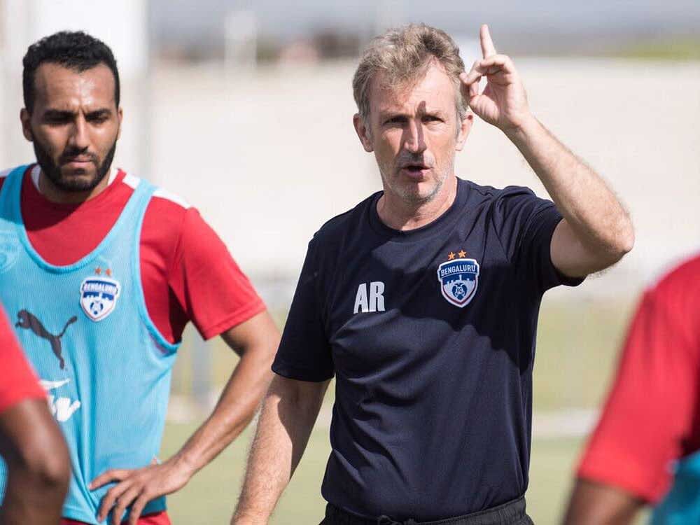 Roca said he was optimistic about his side improving from hereon as the players have a never-say-die attitude. Image courtesy Twitter/@RocaDT_Oficial