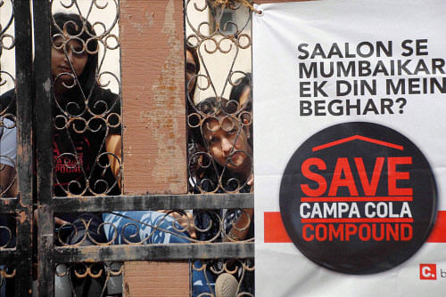 The Supreme Court today asked the Campa Cola Residents Association and the civic body in Mumbai to find out within four weeks a solution to the row over certain illegal and unauthorised flats which face demolition in view of its earlier order. PTI file photo