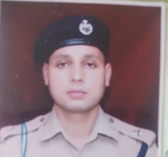 Deputy Superintendent of Police Aman Kumar Thakur who lost his life in an encounter with terrorists in Tarigam, Kulgam. He was a 2011 batch KPS Officer & had been heading counter terrorism wing of J&K police in Kulgam for past 1.5 years ANI photo. 