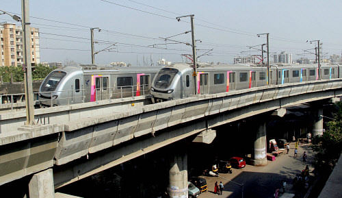 The Mumbai metro will finally start commercial operations from tomorrow after a delay of three years, providing much-needed relief to the commuters in the bustling metropolis where the overburdened suburban railways ferries seven lakh people every day. PTI file photo