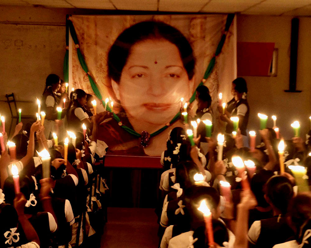 The apex court had on February 14 convicted current AIADMK chief V K Sasikala and two others in the case while abating the proceedings against Jayalalithaa as she had died. PTI File photo