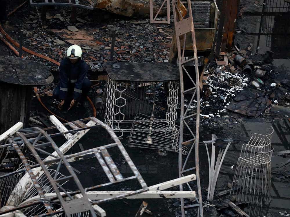 The Mumbai police is scrambling to try and solve the case of the fire as soon as possible. Reuters photo.