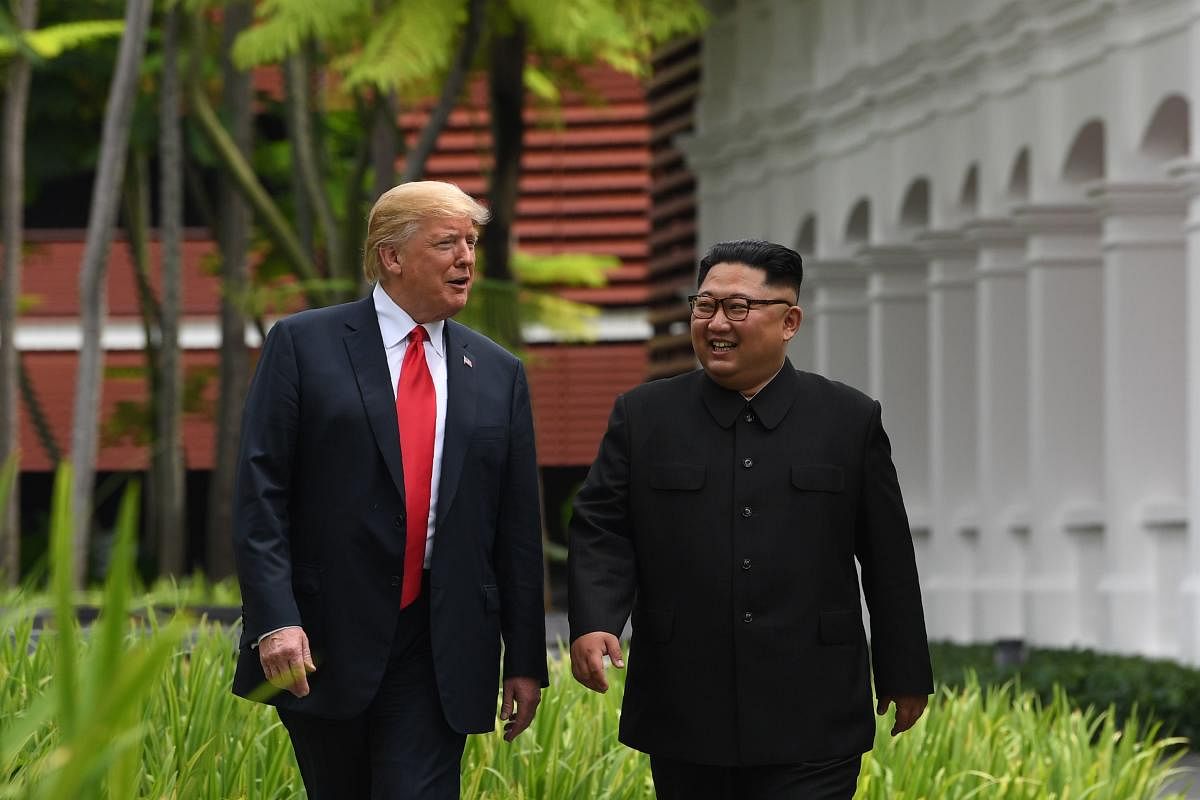The first-ever meeting between the leaders of the US and North Korea -- left many ambiguities on the key question of denuclearisation and analysts say clearer answers need to emerge in the Vietnamese capital. (AFP File Photo)