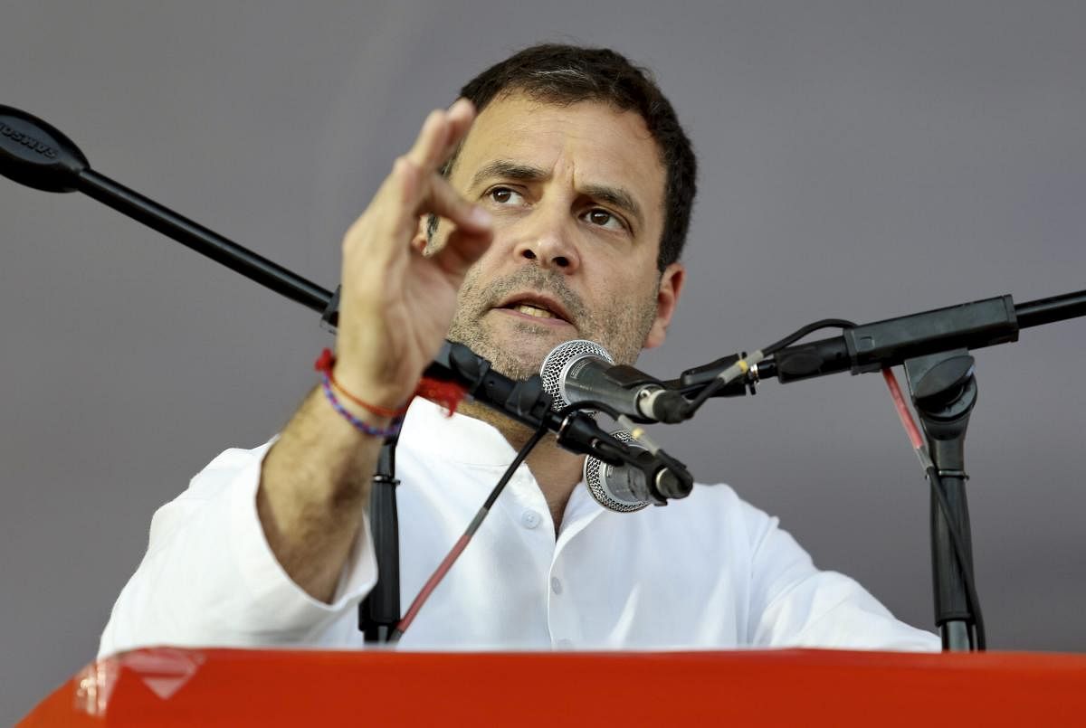 Congress president Rahul Gandhi. (PTI File Photo)