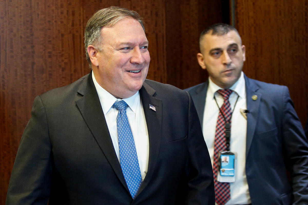 US Secretary of State Mike Pompeo called for India and Pakistan to "exercise restraint" on Tuesday amid soaring tensions between the two nuclear-armed countries, while urging Islamabad to take action against militants. Reuters file photo