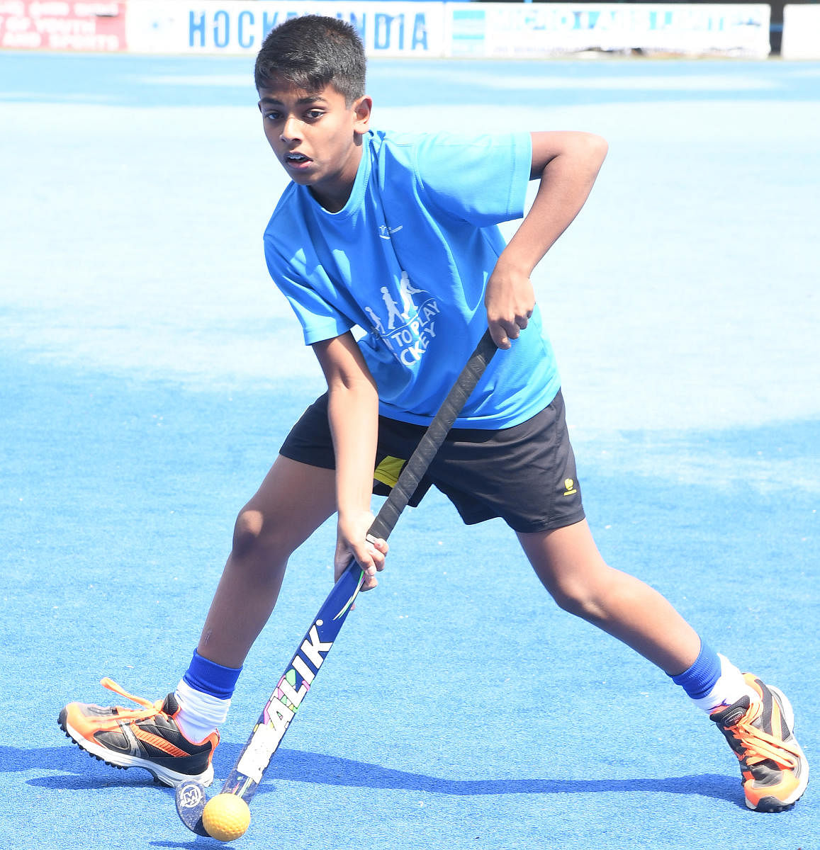 Dhanush Shane is keen to make steady progress. DH Photo/ Srikanta Sharma R