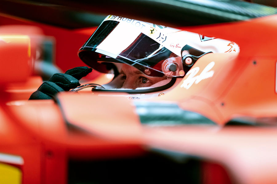 Sebastian Vettel. Picture credit: Scuderia Ferrari