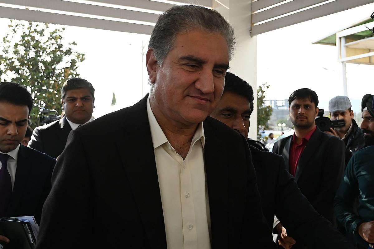 Pakistani Foreign Minister Shah Mehmood Qureshi. (AFP File Photo)