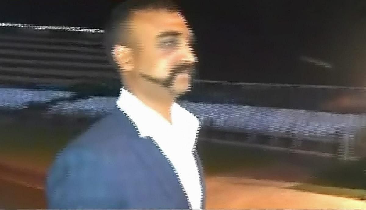 Indian Air Force (IAF) pilot Wing Commander Abhinandan Varthaman. (TV Grab/PTI)