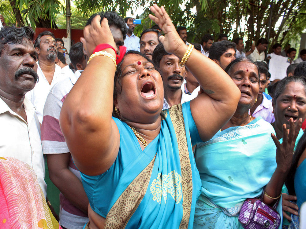 The party condoled their death and announced a welfare fund of Rs three lakh each to families of the deceased. Reuters