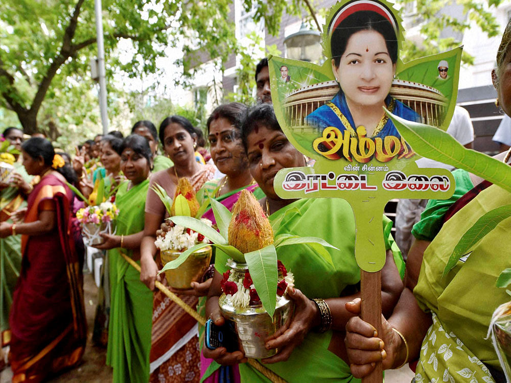 Recently, the Commission had frozen the AIADMK and its party symbol 'two leaves' through an interim order following dispute between the two factions. PTI file photo