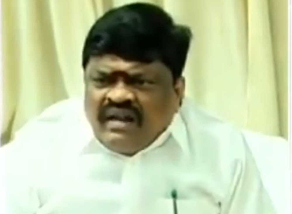 Tamil Nadu Minister K T Rajendra Balaji