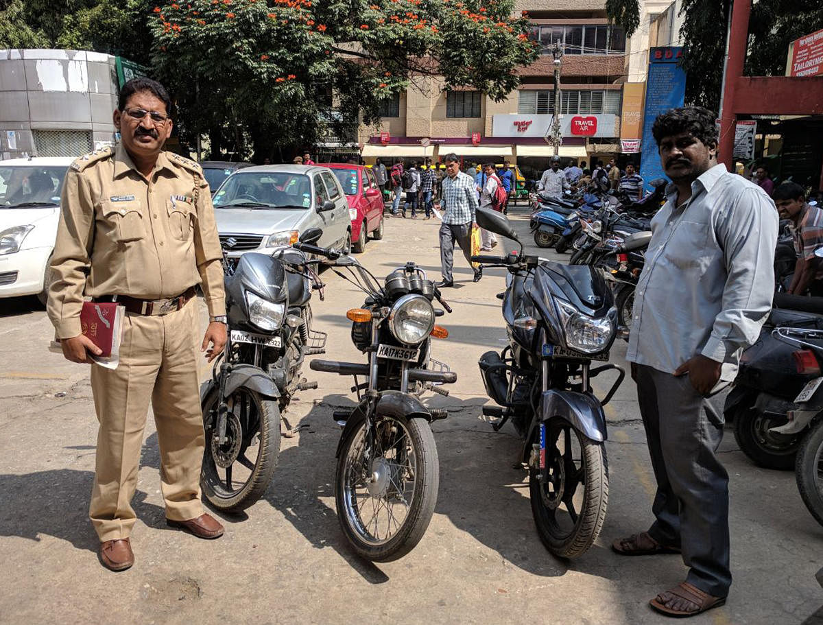 RTO officials across the city are seizing private bikes that are illegally operating as bike taxis.