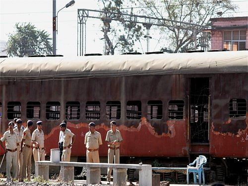 The coach, which a Western Railway official called a "mock drill bogie", was set on fire though instructions to the documentary film crew was that it was to be returned after shooting in the same condition as it was provided. (PTI File Photo)